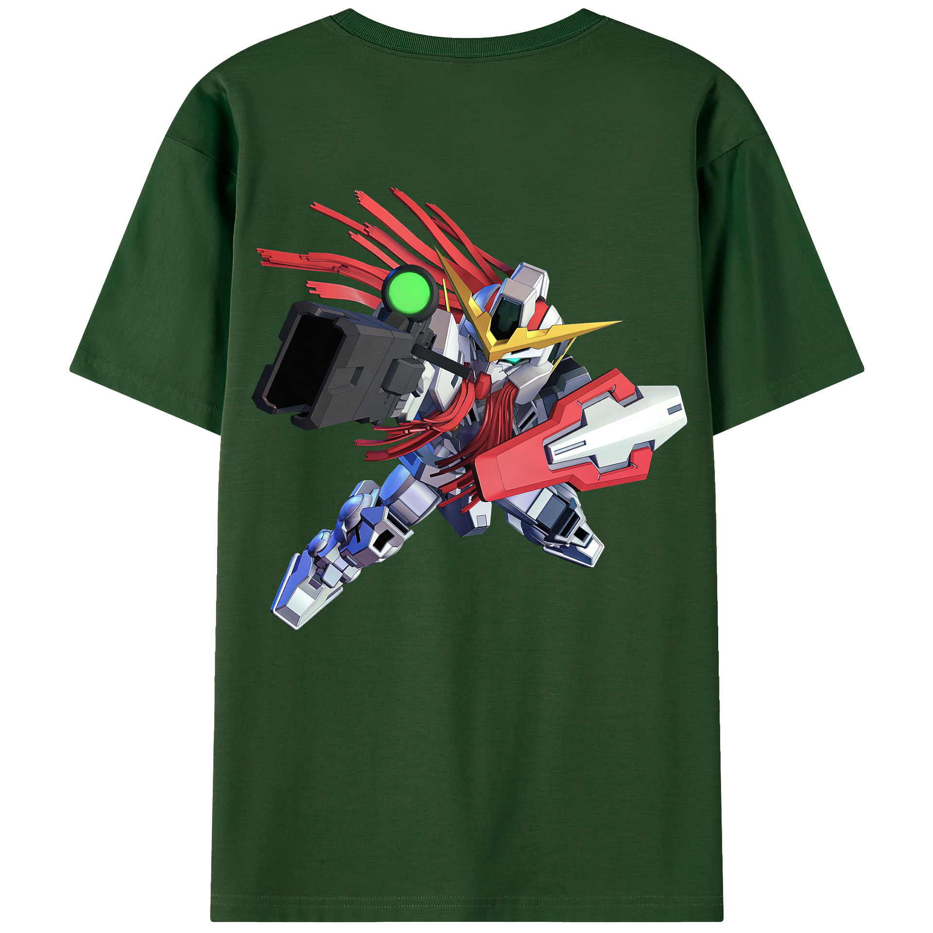 （画像用） 機動戦士ガンダム Mobile Suit Gundam 綿100％半袖Tシャツ（背面プリント）